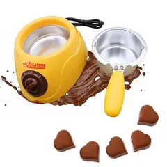 GENERICO - Olla Chocolatera eléctrica Maquina de Chocolate - Amarillo