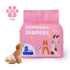 KELLER - Pañales Absorbentes para Mascotas Perros Hembra Talla S JP3