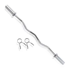 GETHEX - Barra Olimpica Zeta de 120cm + Seguros