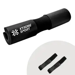 GETHEX - Almohadilla de barra para sentadillas Protector Negro