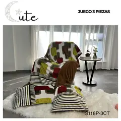 CUTE - CUBRECAMA CON CARNERO DE 2 PLAZAS