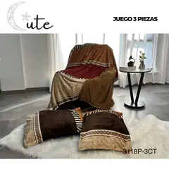 CUTE - CUBRECAMA CON CARNERO DE 2 PLAZAS