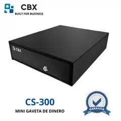 CBX - Mini gaveta de dinero CS300 3 devisiones de billetes 4 de monedas
