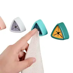 GENERICO - Colgador en Triangulo Pared Pack x 4 Unds