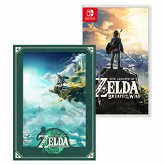 Nintendo - The legend of zelda breath of the wild nintendo switch + Poster