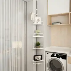 GENERICO - Esquinero Organizador De Baño / Lavandería Hasta 3.20 Cm