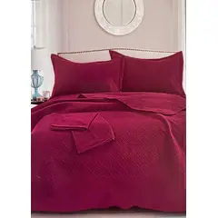 MINGDA - Set De Cubrecama Queen + Sabanas + Fundas 5 Piezas 100% Algodón