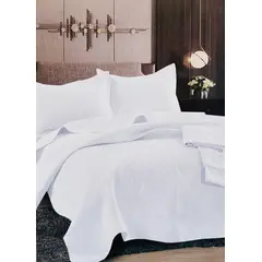 MINGDA - Set De Cubrecama Queen + Sabanas + Fundas 5 Piezas 100% Algodón
