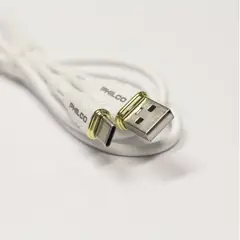 PHILCO - Cable de carga 30W - USB A to Tipo C - FLC2608 Blanco