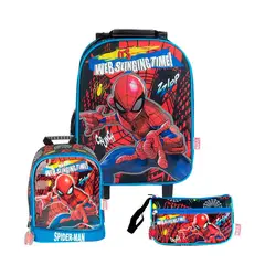 ARTESCO - SET MALETA ZIPP ARTESCO PREMIUM SPIDERMAN  MAL+LONC+CART
