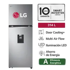 LG - Refrigeradora 314LT Door Cooling Top Freezer GT31WPP