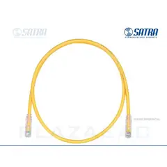 SATRA - PATCH CORD CAT. 5E AMARILLO 3 METROS