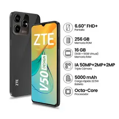 ZTE - BLADE V50 DESIGN 6+10+256GB negro