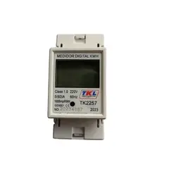 GENERICO - MEDIDOR DIGITAL MONOFASICO - RIEL DIN TKL 60A