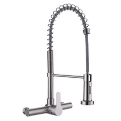 XM - MEZCLADORA MONOCOMANDO DE COCINA ACERO PARED MC304-277