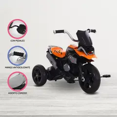 CUZKA - Moto a Pedal para Niños «DERBI» Orange