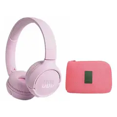 JBL - Audífonos Inalámbricos Tune 510Bt Rosa Bluetooth + Estuche