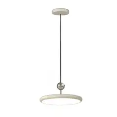 MMDH - Platillo Volador Moderno Lámpara Colgante Comedor-LED PEA281-Blanco