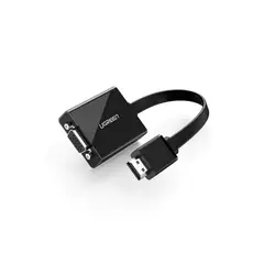 UGREEN - Adaptador Hdmi A Vga C/Entrada De Audio 3.5Mm 1920*1080 60Hz