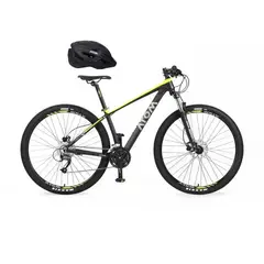 ATOM - BICICLETA BURNER ARO 29 TALLA 18 AMARILLO + CASCO NEGRO