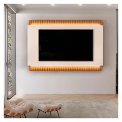 PAZART MUEBLES - CENTRO DE ENTRETENIMIENTO PANEL DELHI CEDRO 75