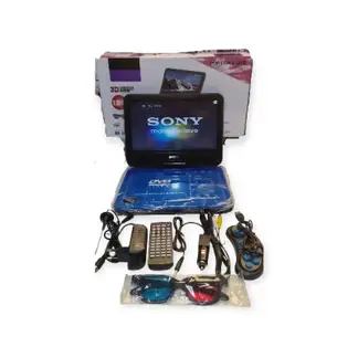 GENERICO - DVD PORTATIL DE 12" GENÉRICO CON RADIO FM / USB / BLUETOOTH