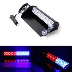 GENERICO - Luz Led Estroboscopica Federal Azul Rojo