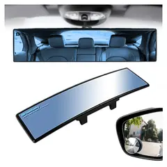 BROADWAY - Espejo Retrovisor de Punto Ciego Antireflejo Azulado + 2 Espejos Circulares - - BW147