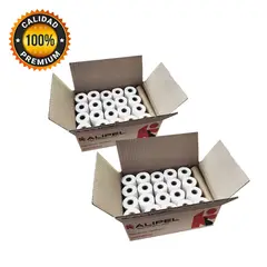 KALIPEL - Papel Termico 50 Rollos 57x45mm 55gr Contometro