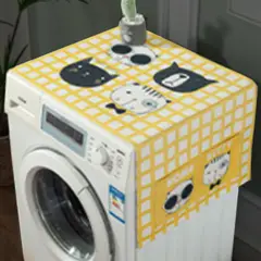 GENERICO - Cobertor funda de Lavadora - Gatos Cuadrados