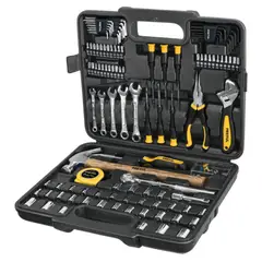 PRETUL - Juego de 109 herramientas para mecánico, con maleta