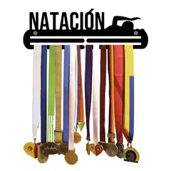 GENERICO - Medallero Natación Negro
