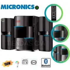 MICRONICS - Parlante 2.1 S7801 INFINITY8 LED con control