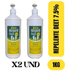 COOPER - REPELENTE FAMILIAR X2 UND ECO REPELT DEET 75% X1 LT - LA COOPER