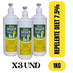 COOPER - REPELENTE FAMILIAR X3 UND ECO REPELT DEET 75% X1 LT - LA COOPER
