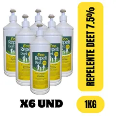 COOPER - REPELENTE FAMILIAR X6 UND ECO REPELT DEET 75% X1 LT - LA COOPER