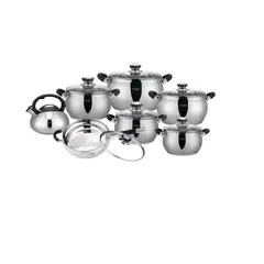 VALESKA - JUEGO DE OLLAS DE 14 PZ