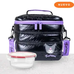 PYREX - Lonchera Kuromi Térmica+Taper Red 400 ml