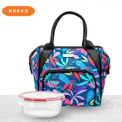 PYREX - Lonchera Térmica palmeras + taper 400 ml