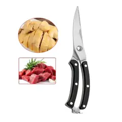 FACUSA - Tijera para Carnes y Pollo Profesional Gormet Facusa mango negro