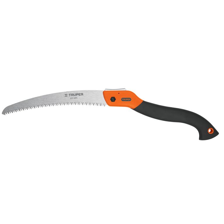 Serrucho plegable 10" hoja curva 5 DPP mango plástico COD 100198 Truper