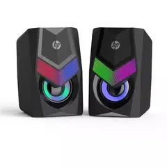 HP - Parlantes Gamer para PC USB 6W con Luces RGB DHE-6000