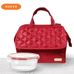 PYREX - Lonchera Ejecutiva Granate Térmica Taper 650ml