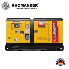 KHOMANDER - GENERADOR PETROLERO ENCAPSULADO 30KW TRIFASICO -
