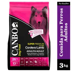 CANBO - Comida para Perro Mediano y Grande Cordero 3 kg