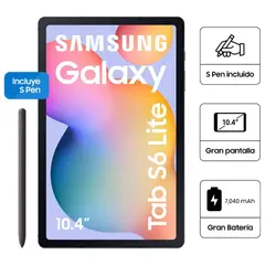 SAMSUNG - Tablet Galaxy TAB S6 Lite 10 Pulg. 64GB 4GB + Lapiz SM-P613
