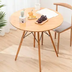OFIDEAS - Mesa De Comedor 4 Personas Haya 80 x 80