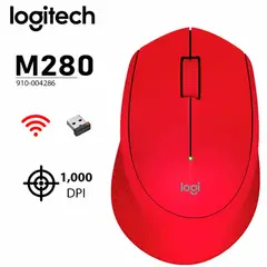 LOGITECH - MOUSE M280 - RED