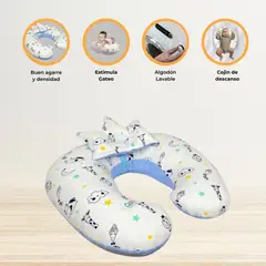CUZKA - Almohada de Lactancia 5 en 1«PICARON» Ligth Blue