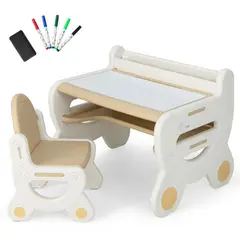 PERU IMPORTACIONES - Escritorio infantil pintable y borrable + silla